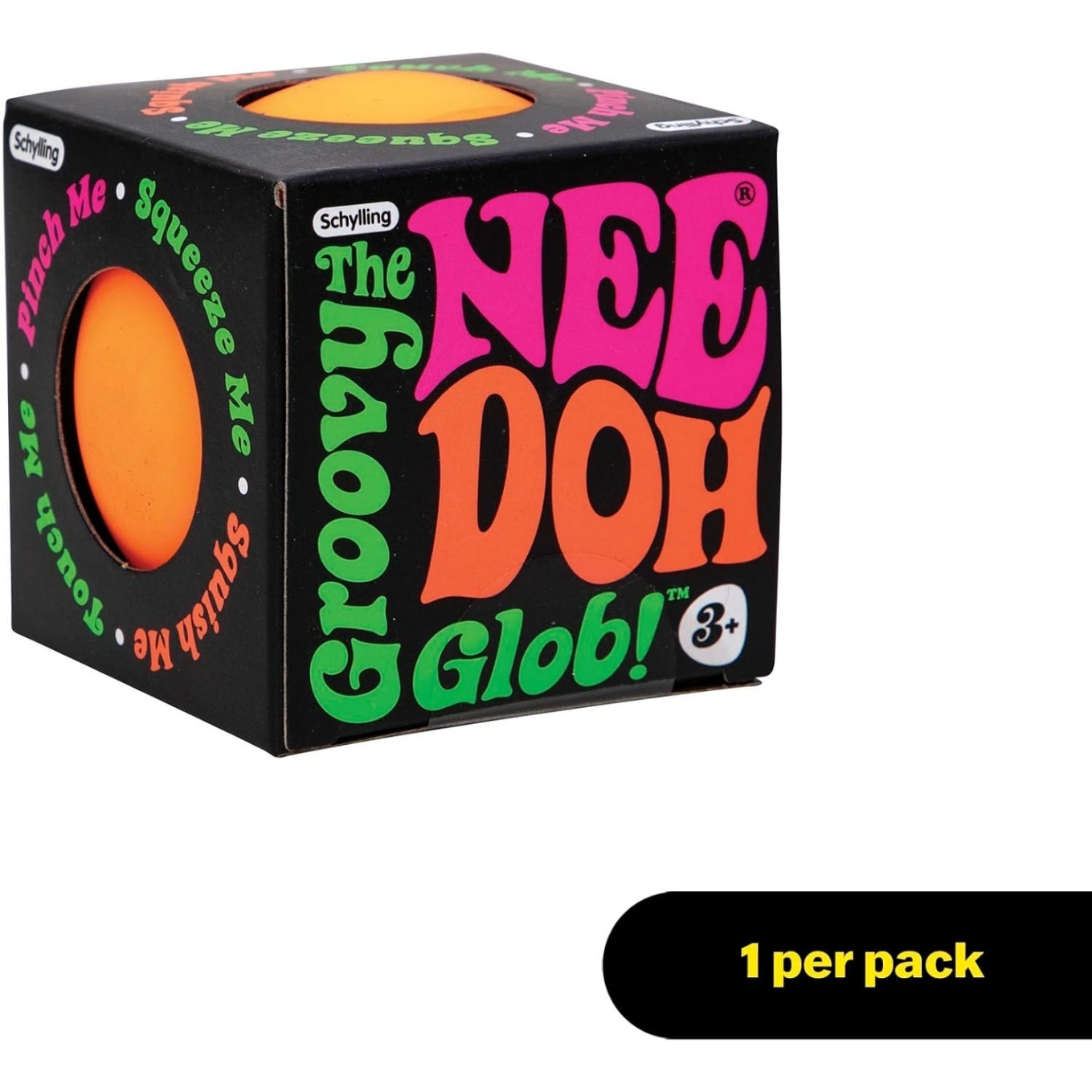 NeeDoh Original Sensory Ball - Orange - Image 2